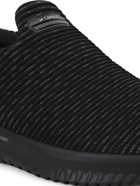 AIM PLUS Black Men's Walking Shoes
